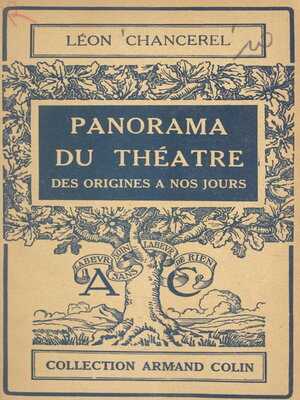 cover image of Panorama du théâtre